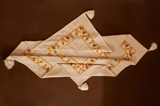 Handcrafted Floral Runner