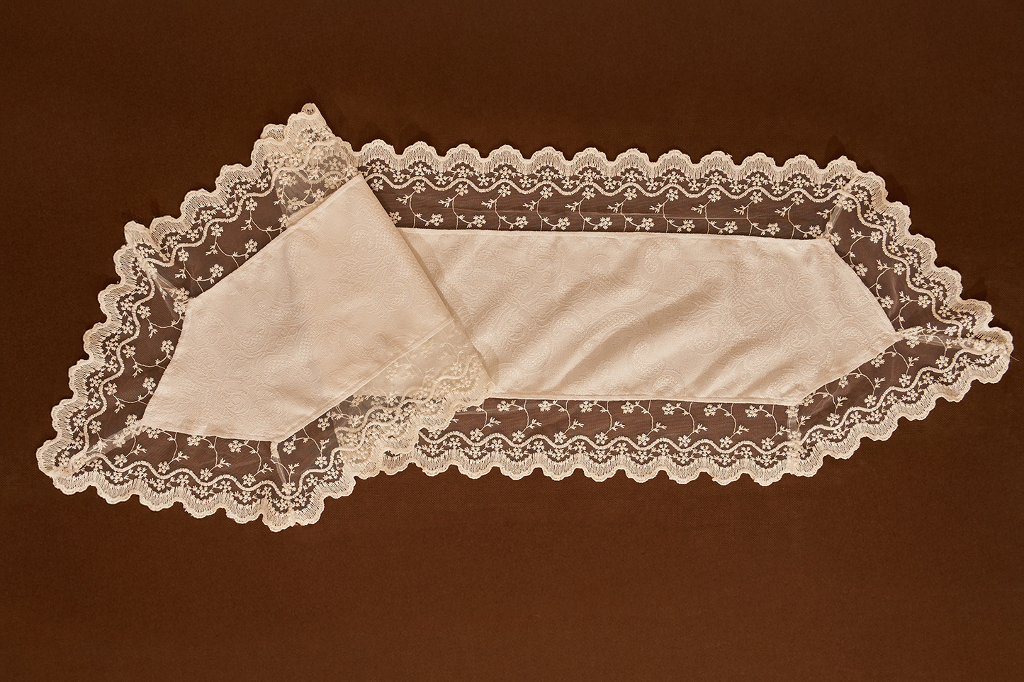 Lace Whisper Table Runner