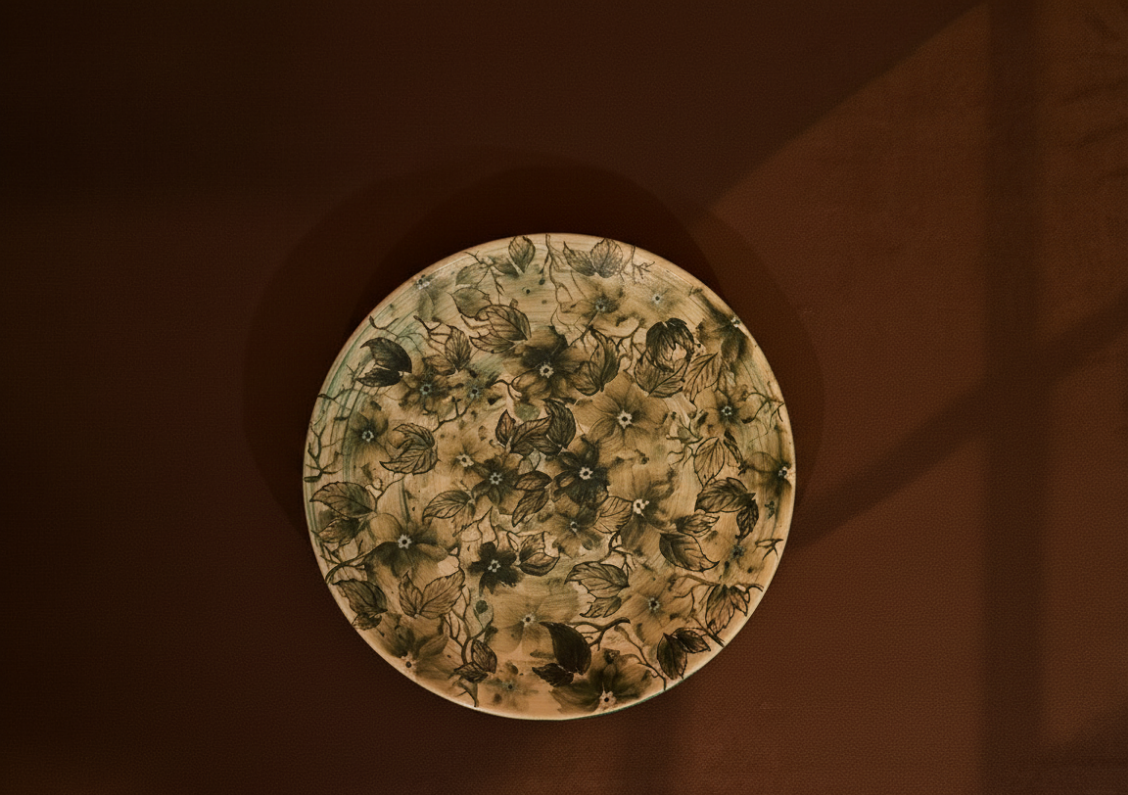 Verdant Bloom Plate