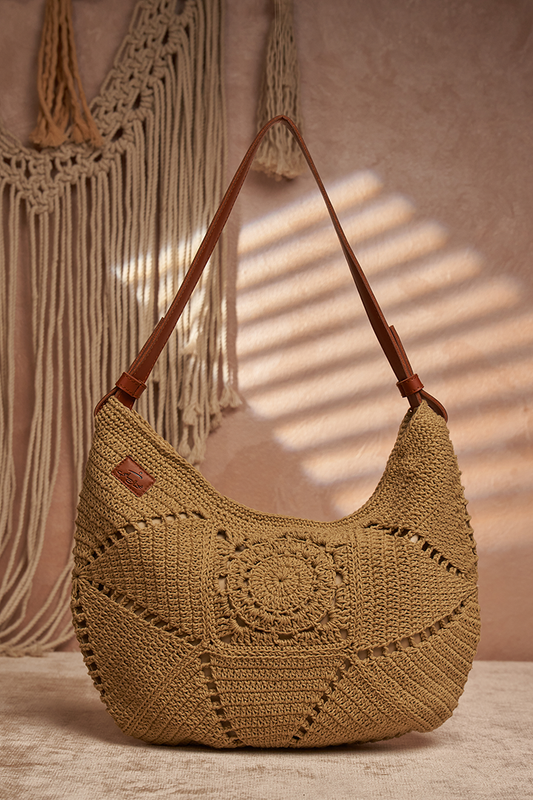 The Rosette Hobo Bag