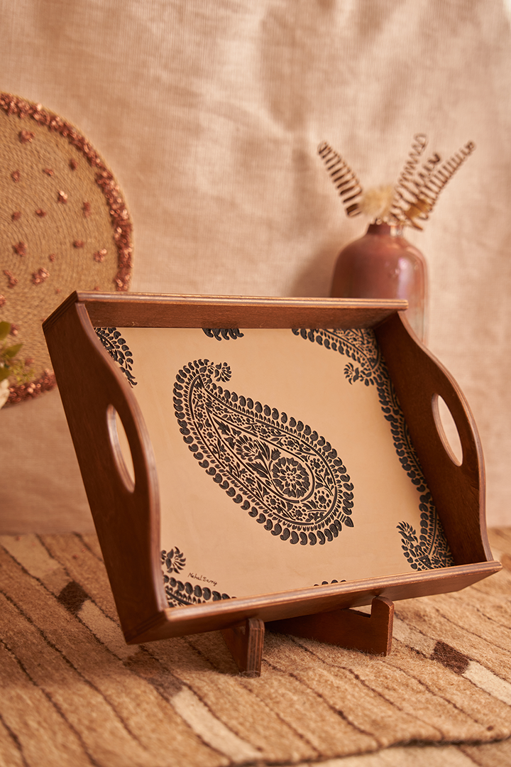 The Vintage Damask Tray