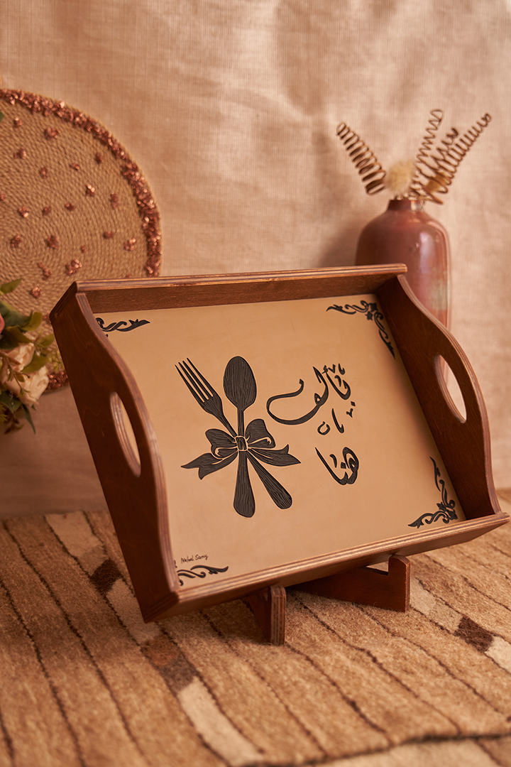 The Rustic Paisley Tray