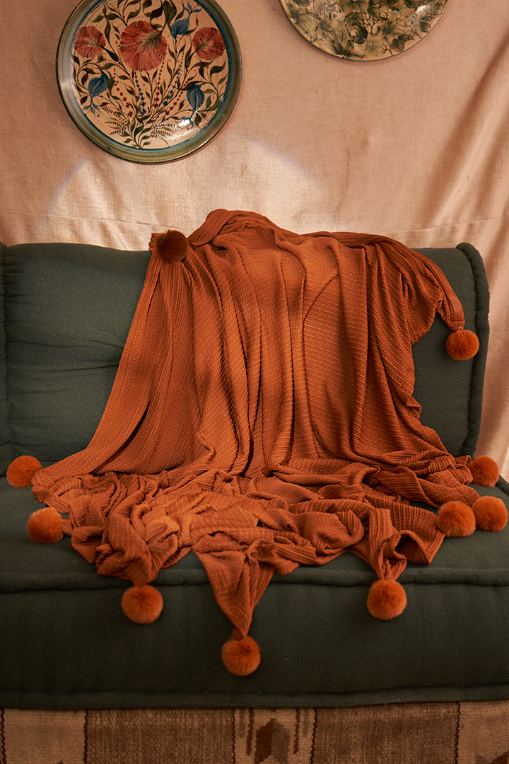 Pom-Pom & Tassel Throw Collection