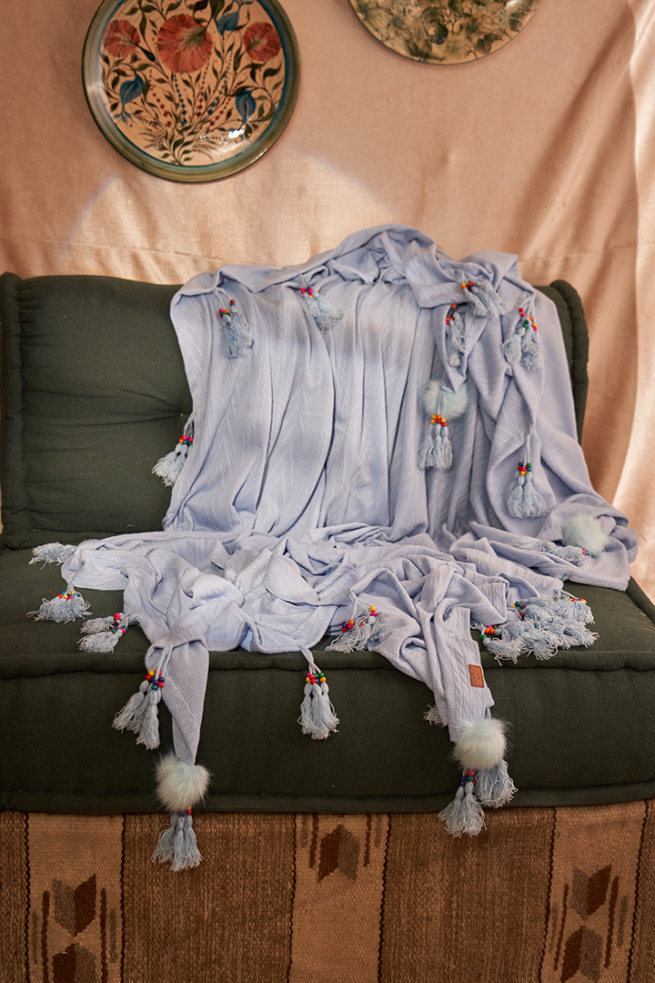 Pom-Pom & Tassel Throw Collection
