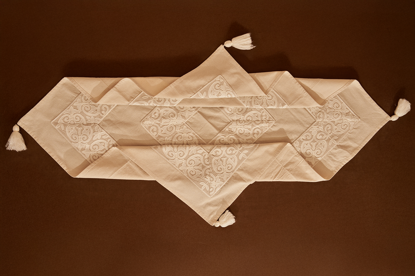 Handcrafted Floral Runner
