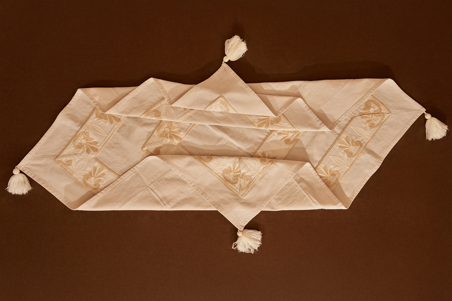 Handcrafted Floral Runner