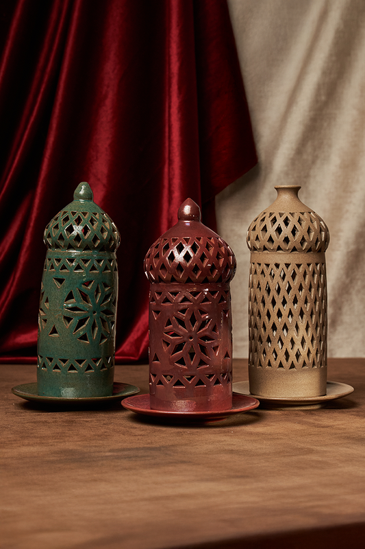 Pottery Lustered Lantern Collection
