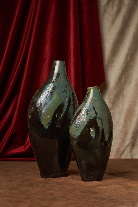 Midnight Mirage Vases