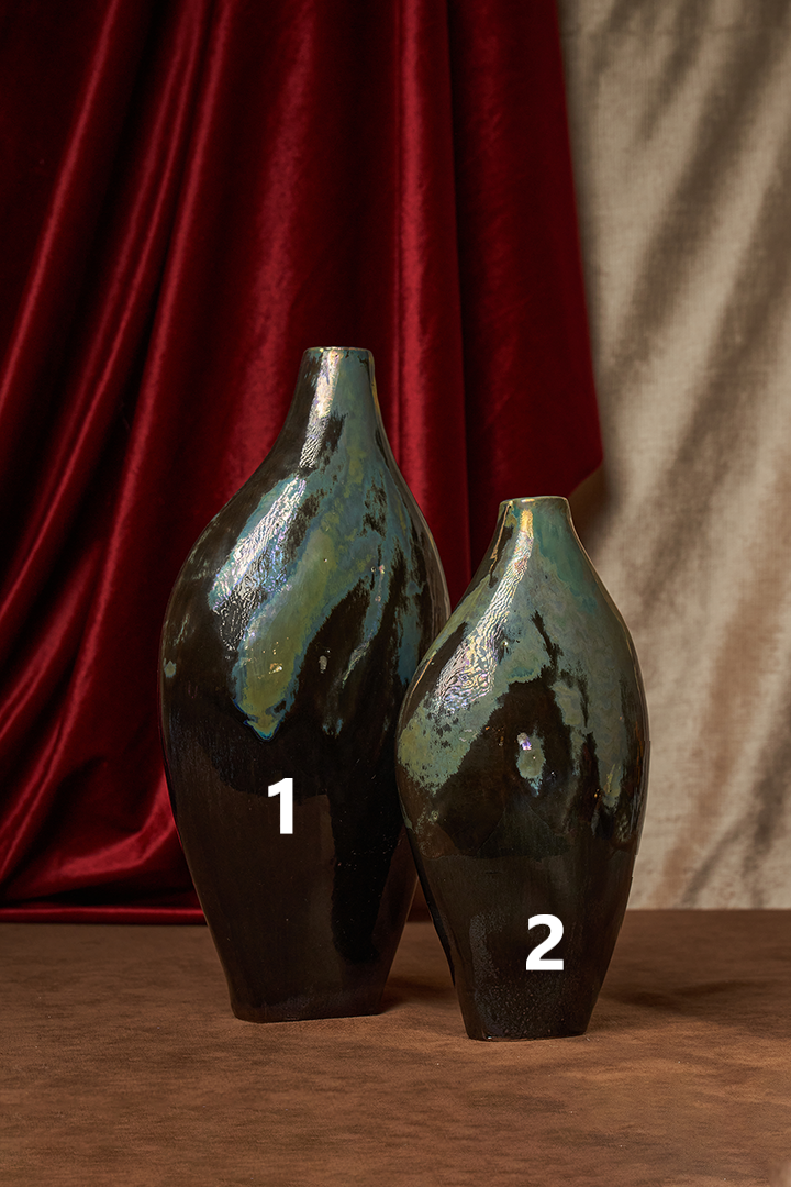 Midnight Mirage Vases